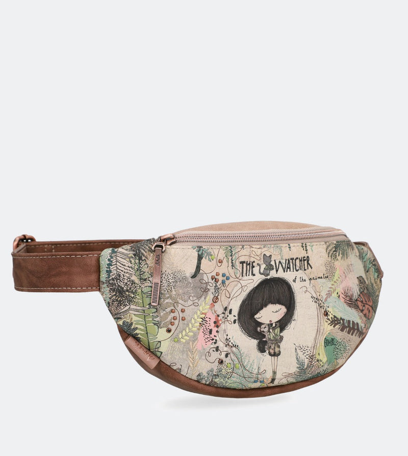 Gürteltasche mit Dschungel-Print