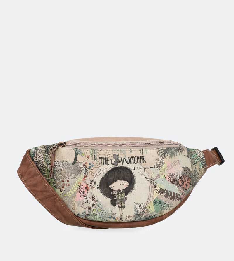 Gürteltasche mit Dschungel-Print