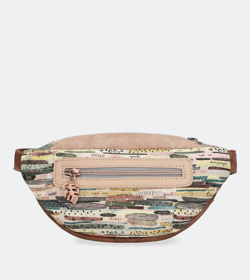 Gürteltasche mit Dschungel-Print