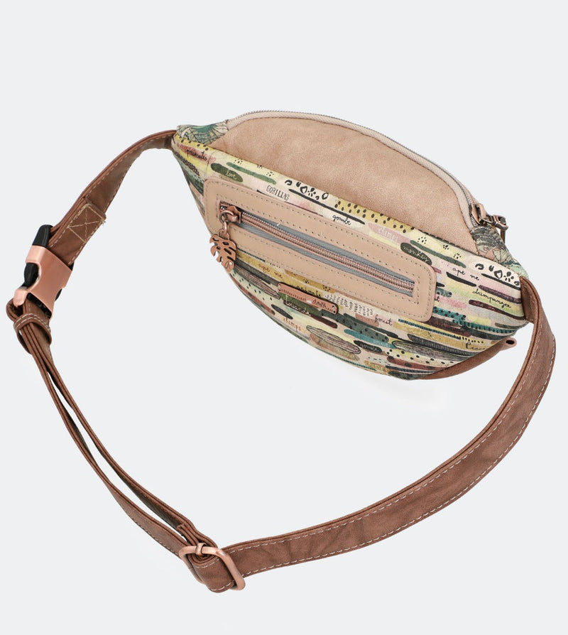 Gürteltasche mit Dschungel-Print