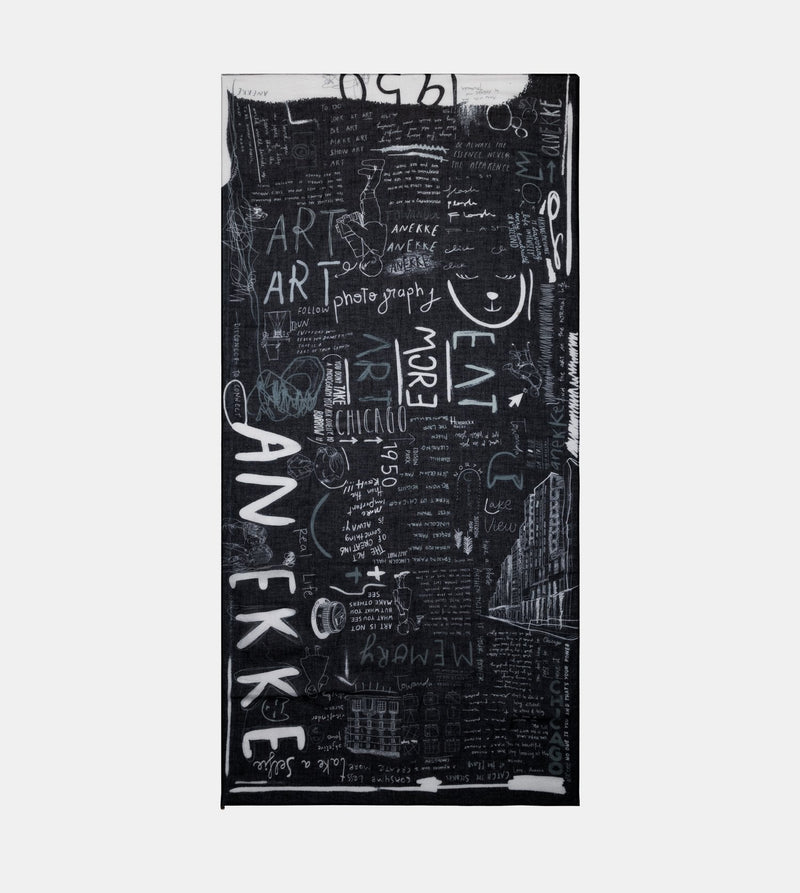 Halstuch mit „Black City“-Print