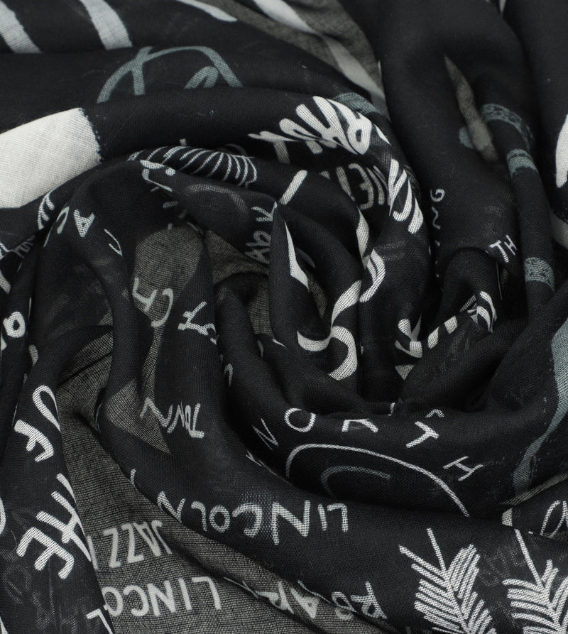 Halstuch mit „Black City“-Print