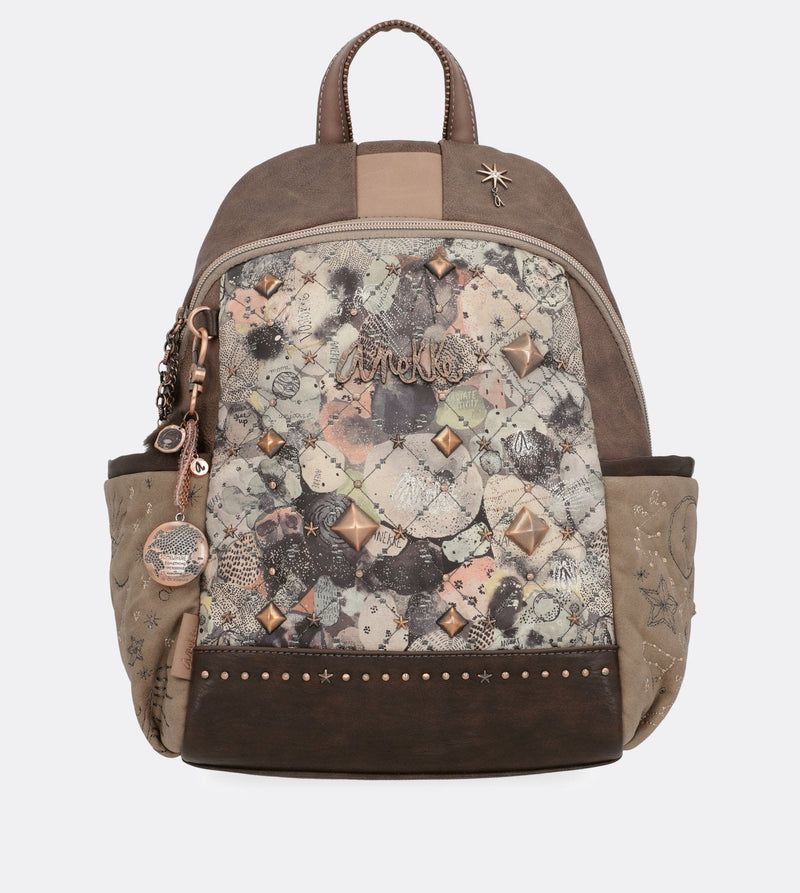 Smarter Universum-Rucksack für Spaziergänge mit aufgedrucktem Design