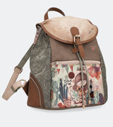 Ixchel Rucksack mit Überschlag und Frontreißverschluss