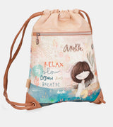 Mediterraner Rucksack mit Taschen