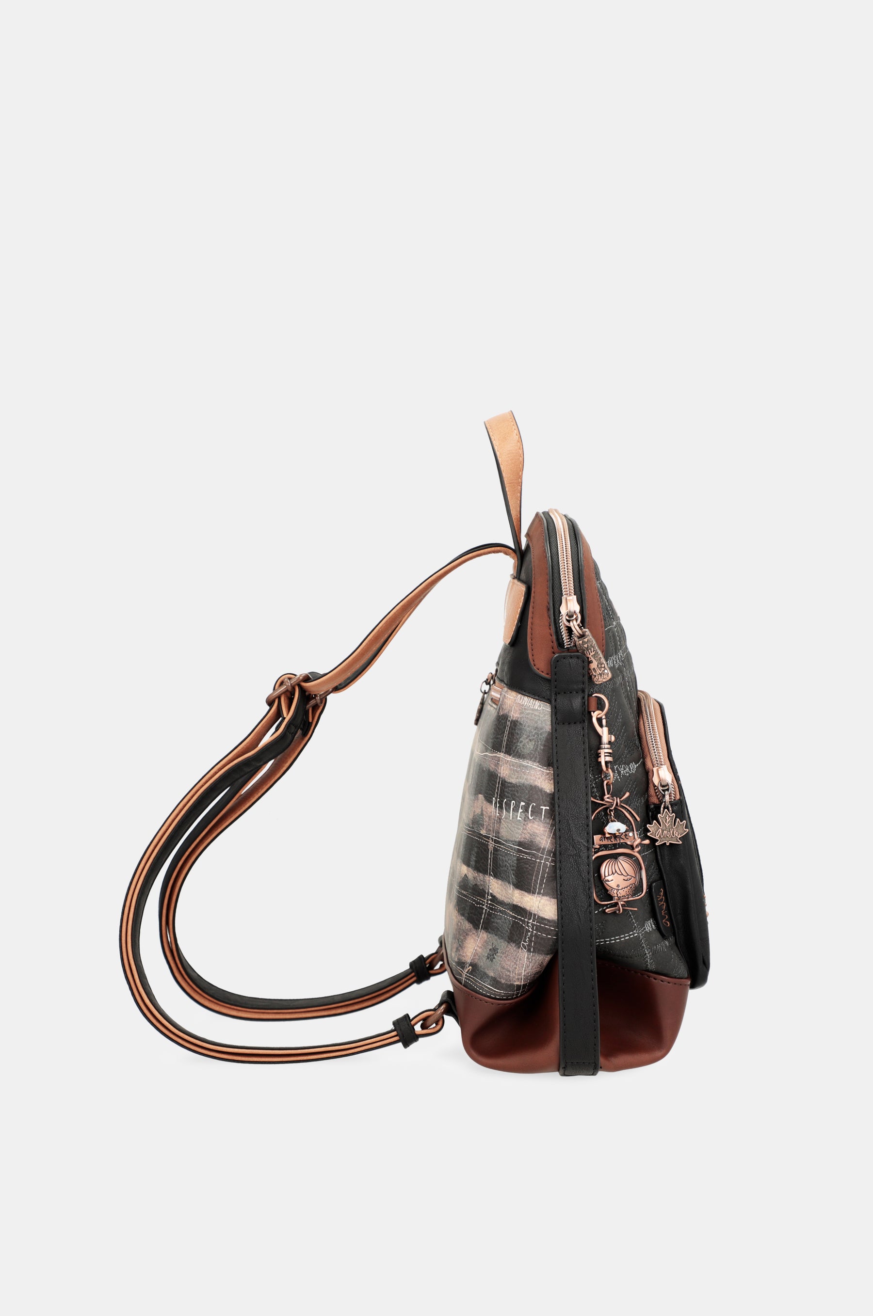 Wild schwarzer Kinderwagen-Rucksack