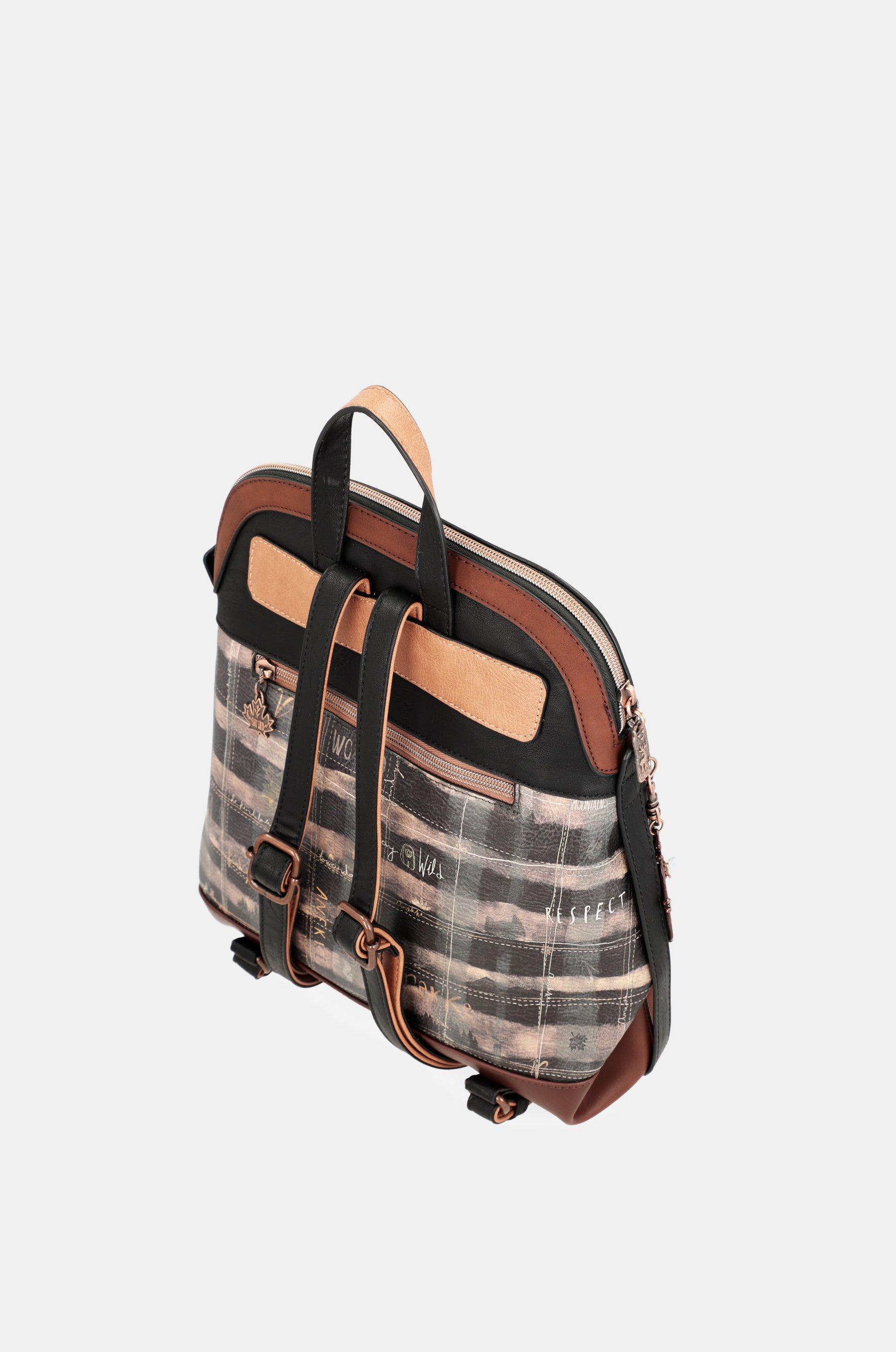 Wild schwarzer Kinderwagen-Rucksack