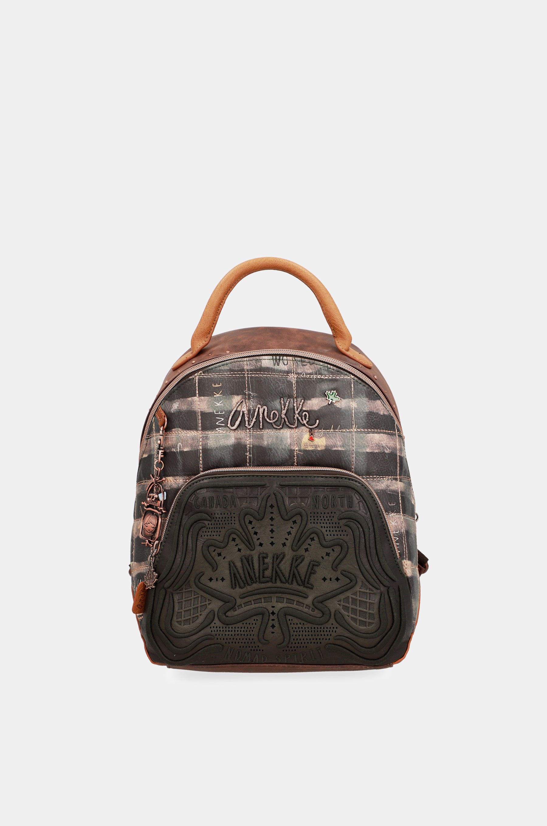 Wild karierter Rucksack