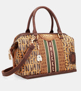 Bowlingtasche Urban in Braun mit Logo