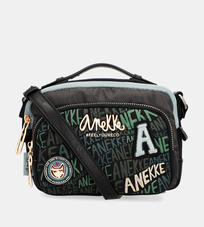 Schultertasche mit „Nature Woods“-Print