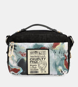 Schultertasche mit „Nature Woods“-Print