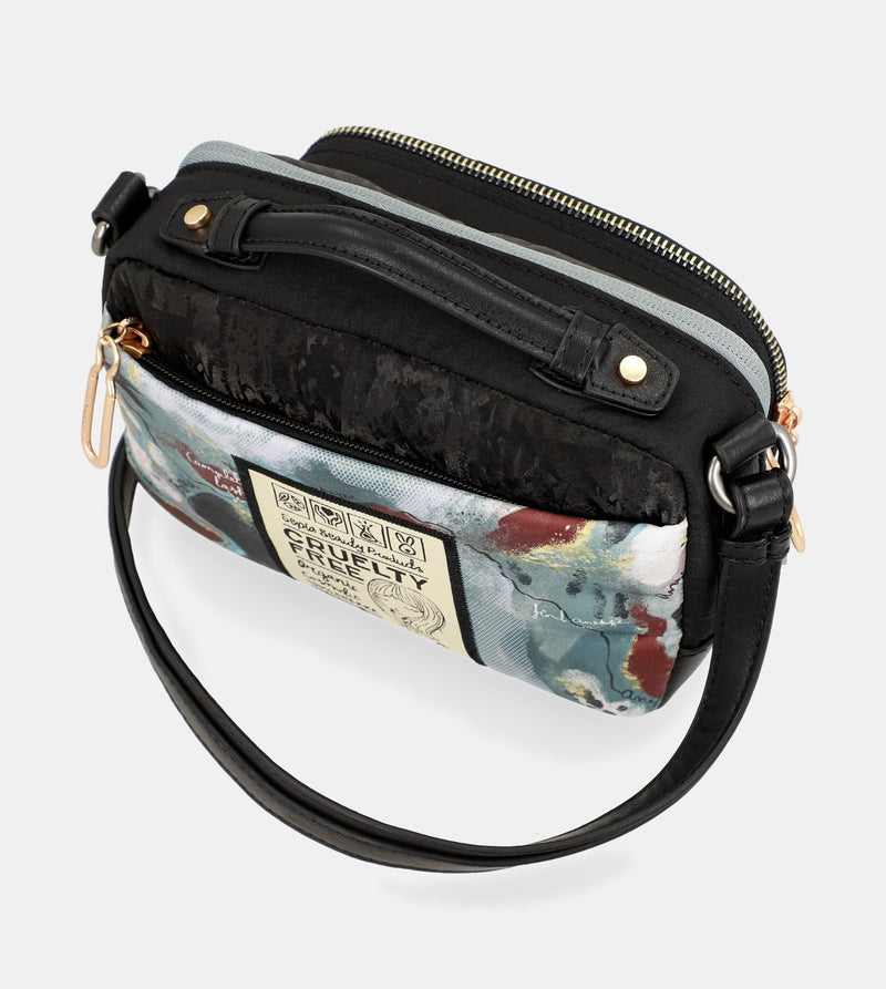 Schultertasche mit „Nature Woods“-Print