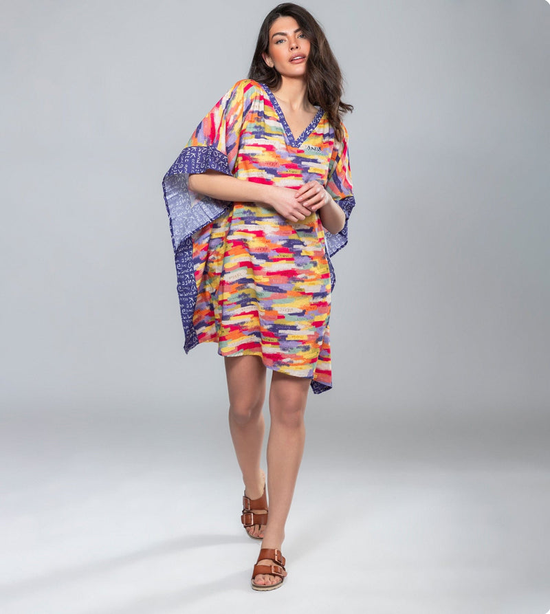 Kaftan mit Kene-Print