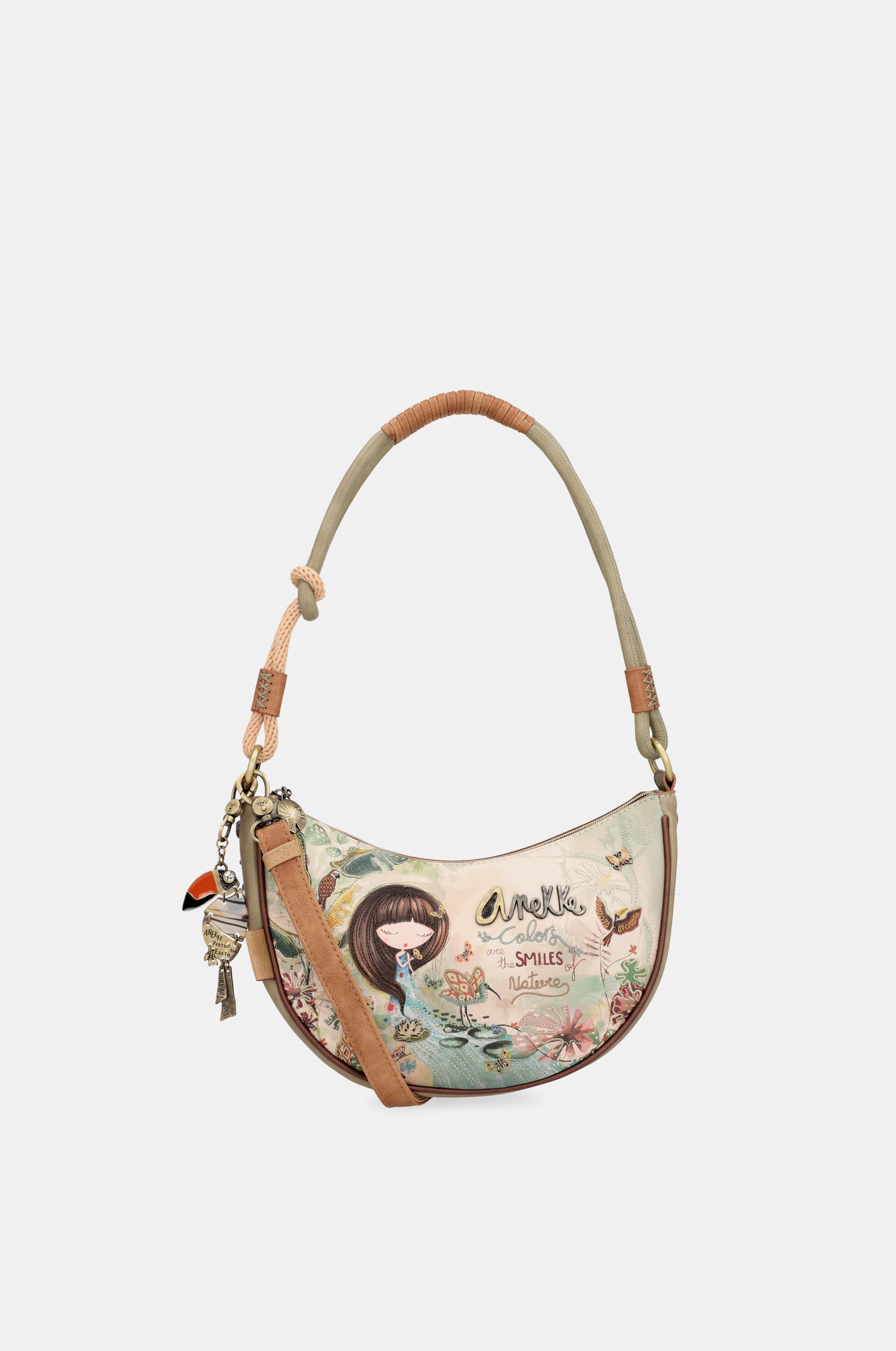 Ovale Umhängetasche und Messengerbag „ Amazonia “