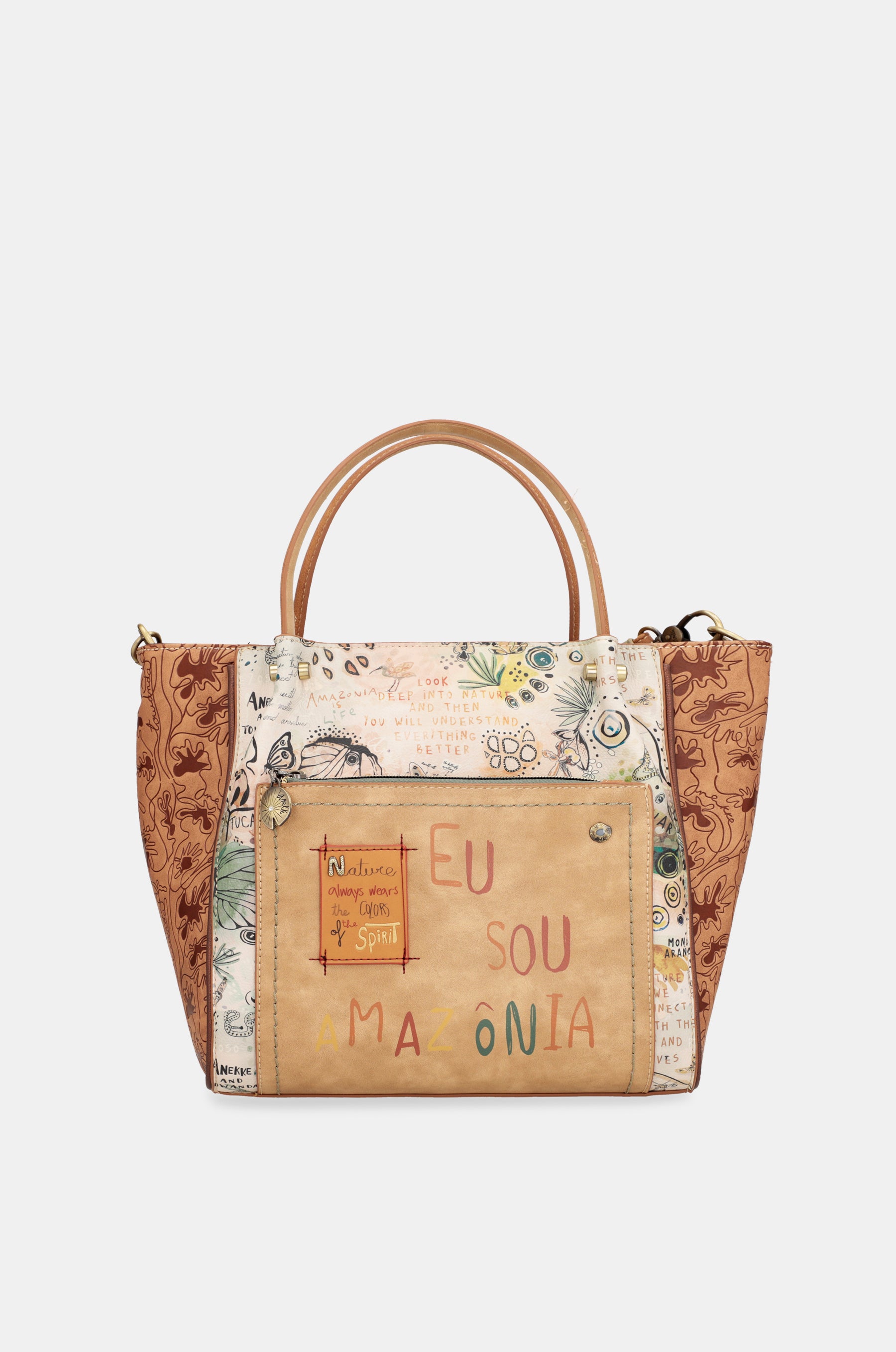 Schultertasche Butterfly -Print