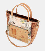 Schultertasche Butterfly -Print