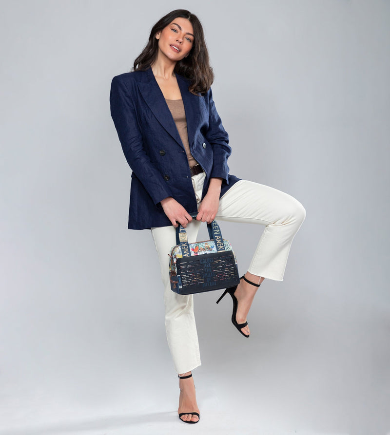 Marineblaue Bowlingtasche Nature Pachamama