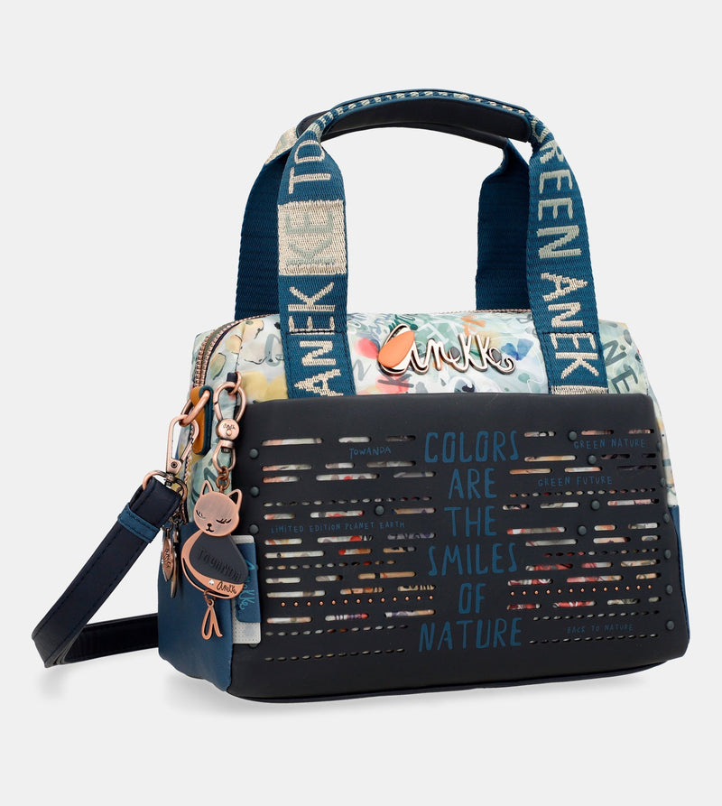 Marineblaue Bowlingtasche Nature Pachamama