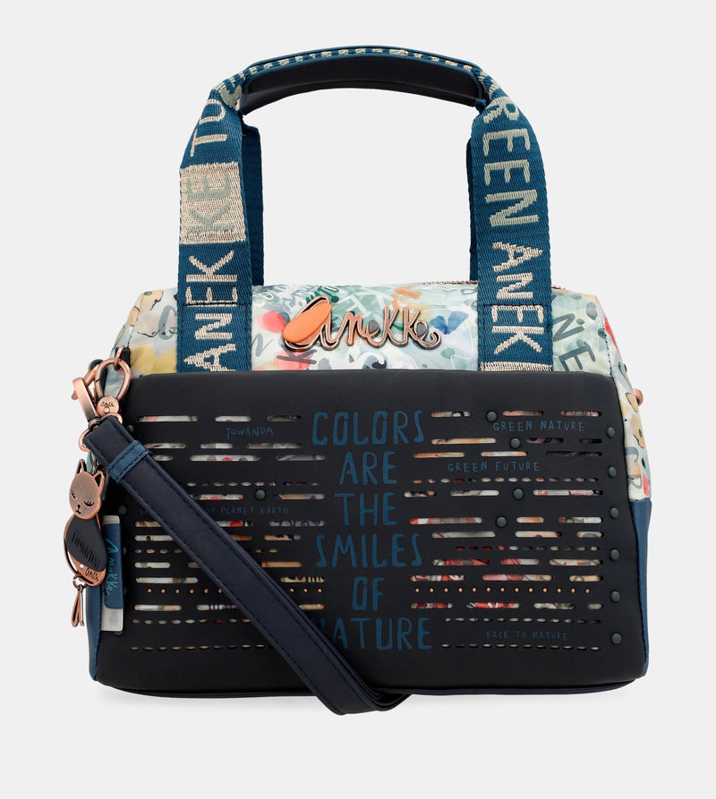 Marineblaue Bowlingtasche Nature Pachamama