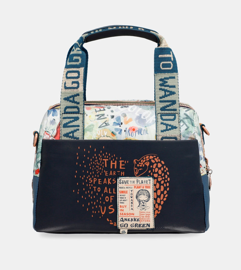 Marineblaue Bowlingtasche Nature Pachamama