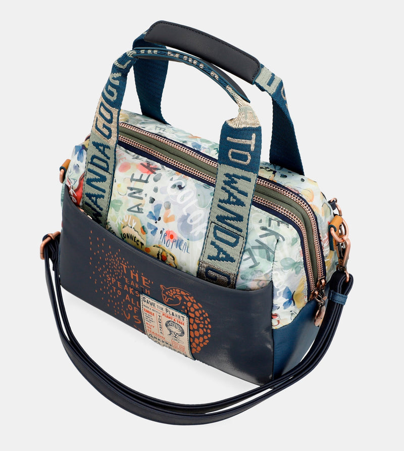 Marineblaue Bowlingtasche Nature Pachamama