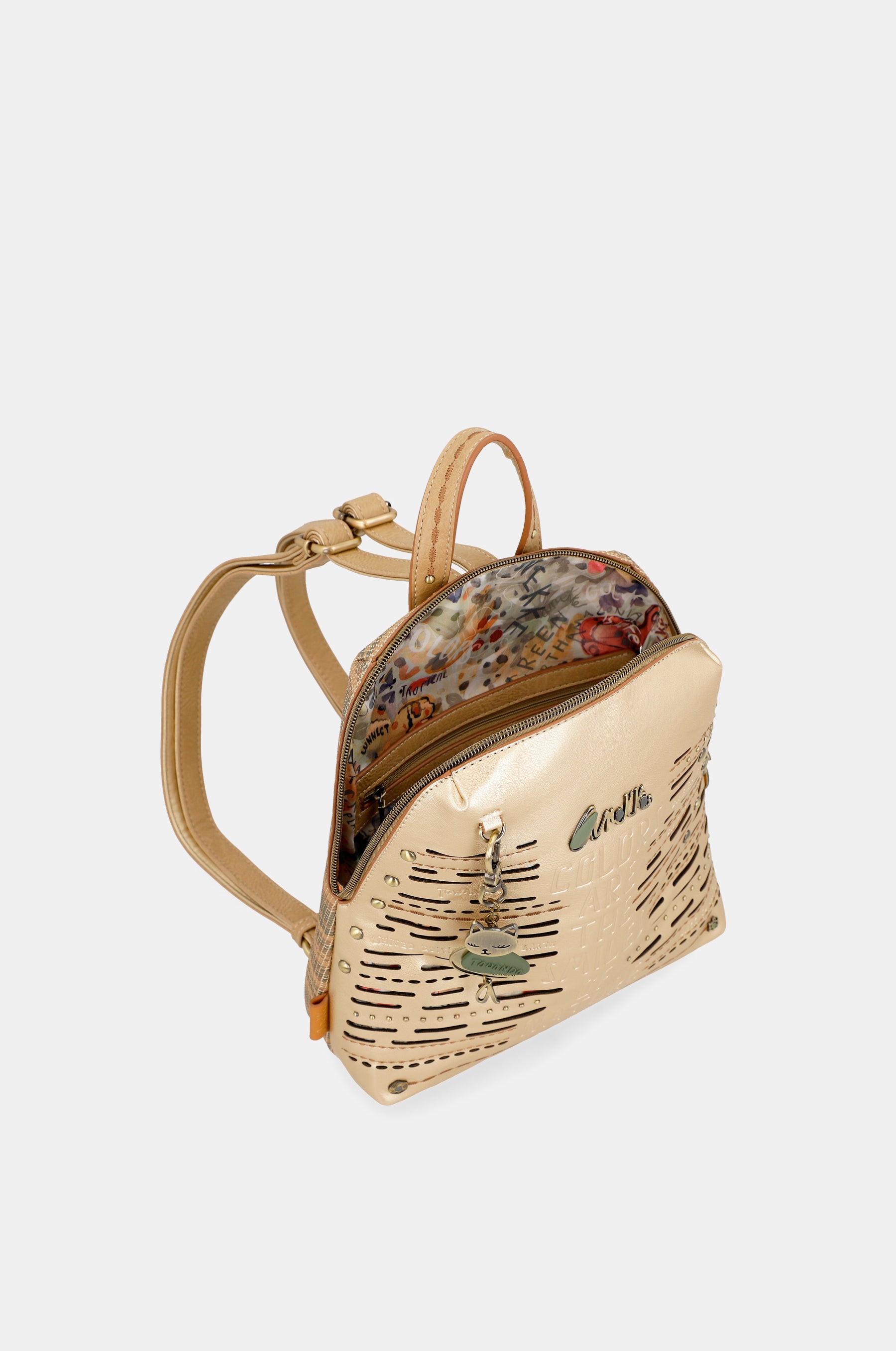 Goldener Rucksack Nature Pachamama