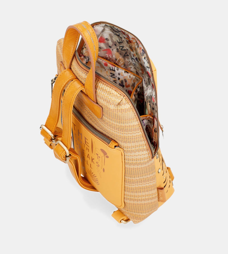 Ockerfarbener Rucksack Nature Pachamama