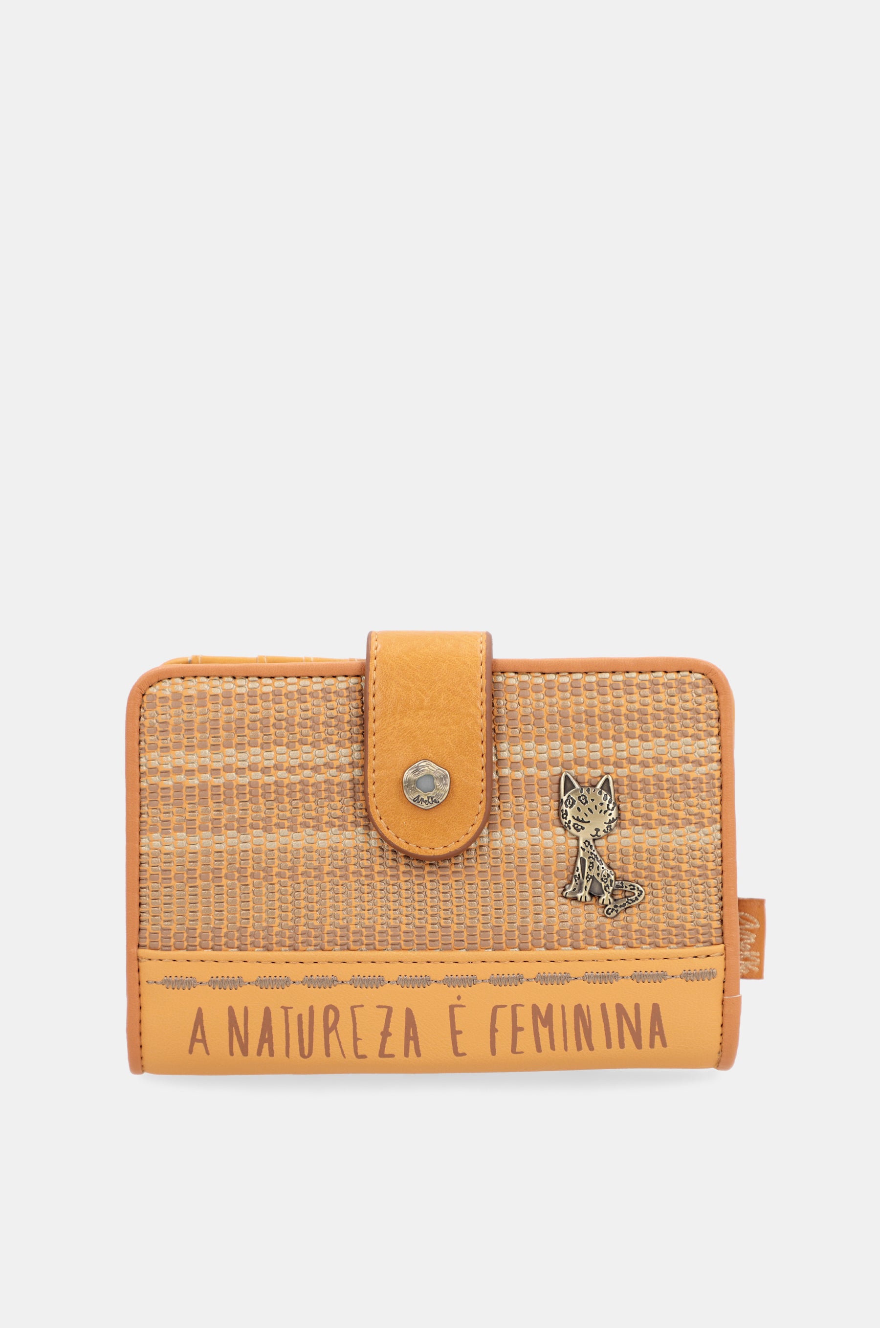Nature Pachamama mittelgroße RFID-Geldbörse ocker ocker