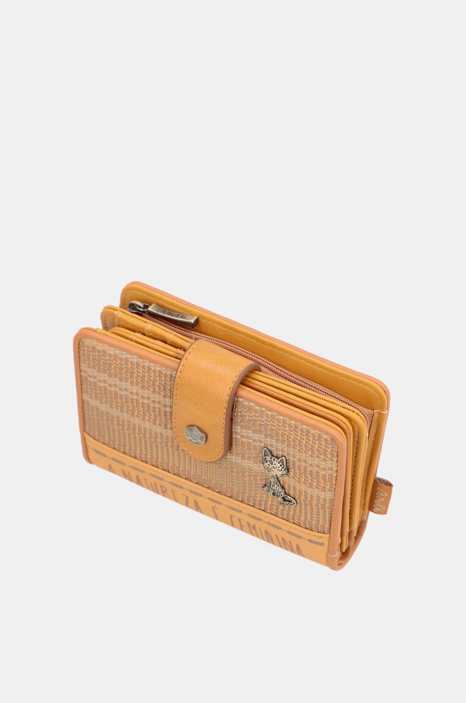 Nature Pachamama mittelgroße RFID-Geldbörse ocker ocker