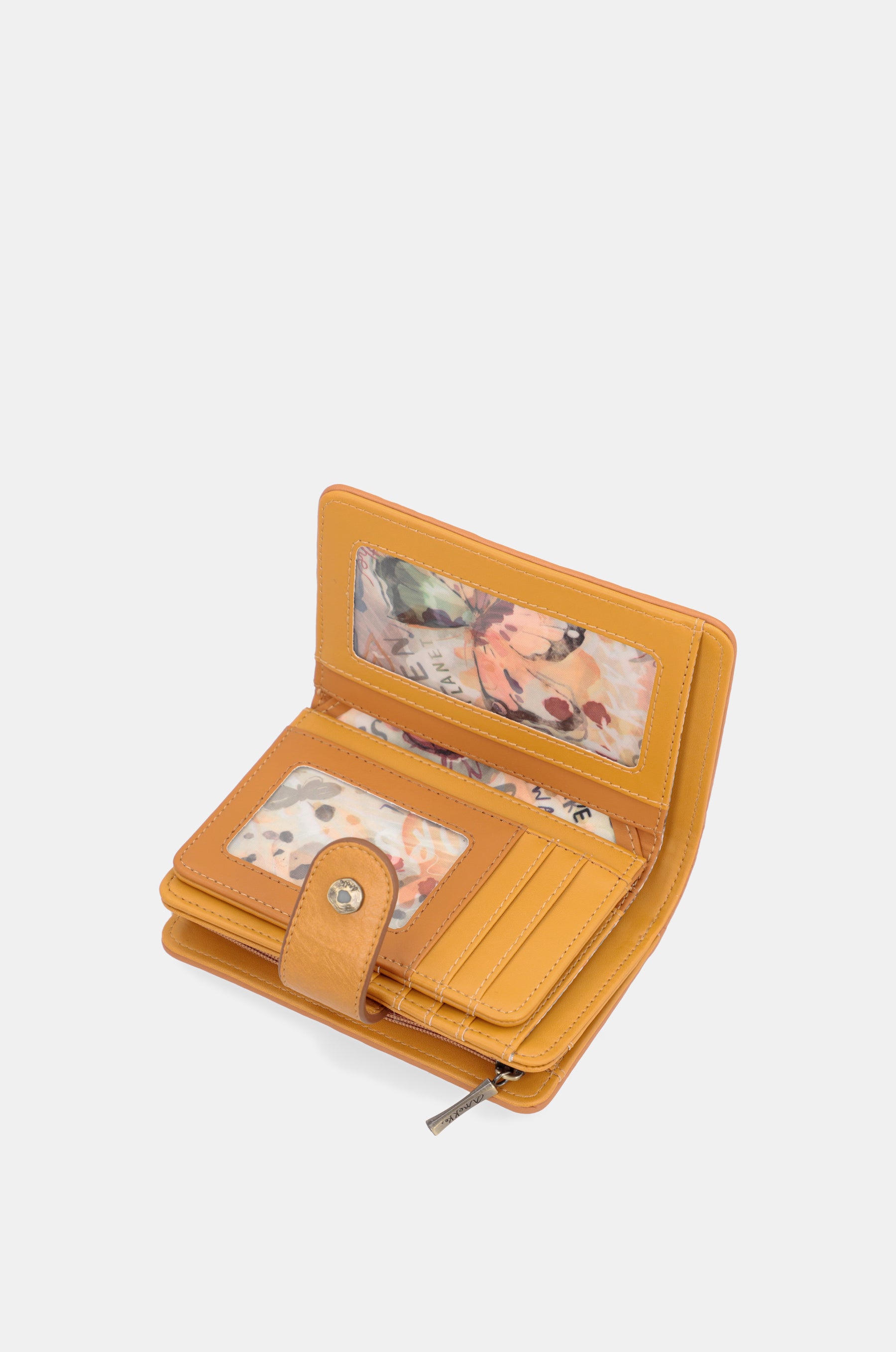 Nature Pachamama mittelgroße RFID-Geldbörse ocker ocker