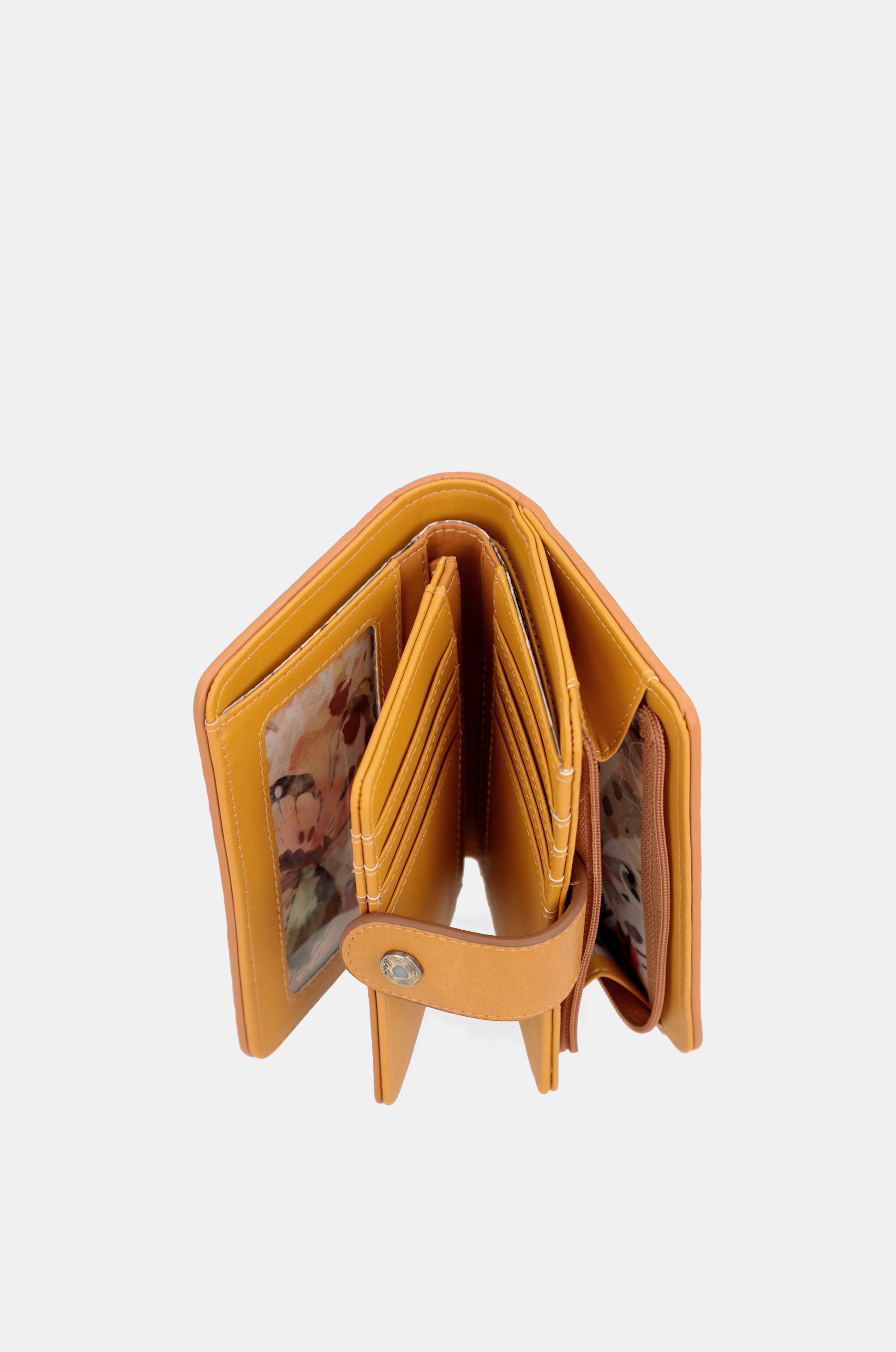 Nature Pachamama mittelgroße RFID-Geldbörse ocker ocker