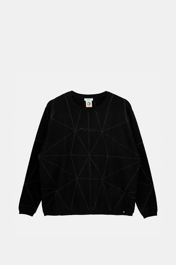 Schwarzer Shōen-Pullover