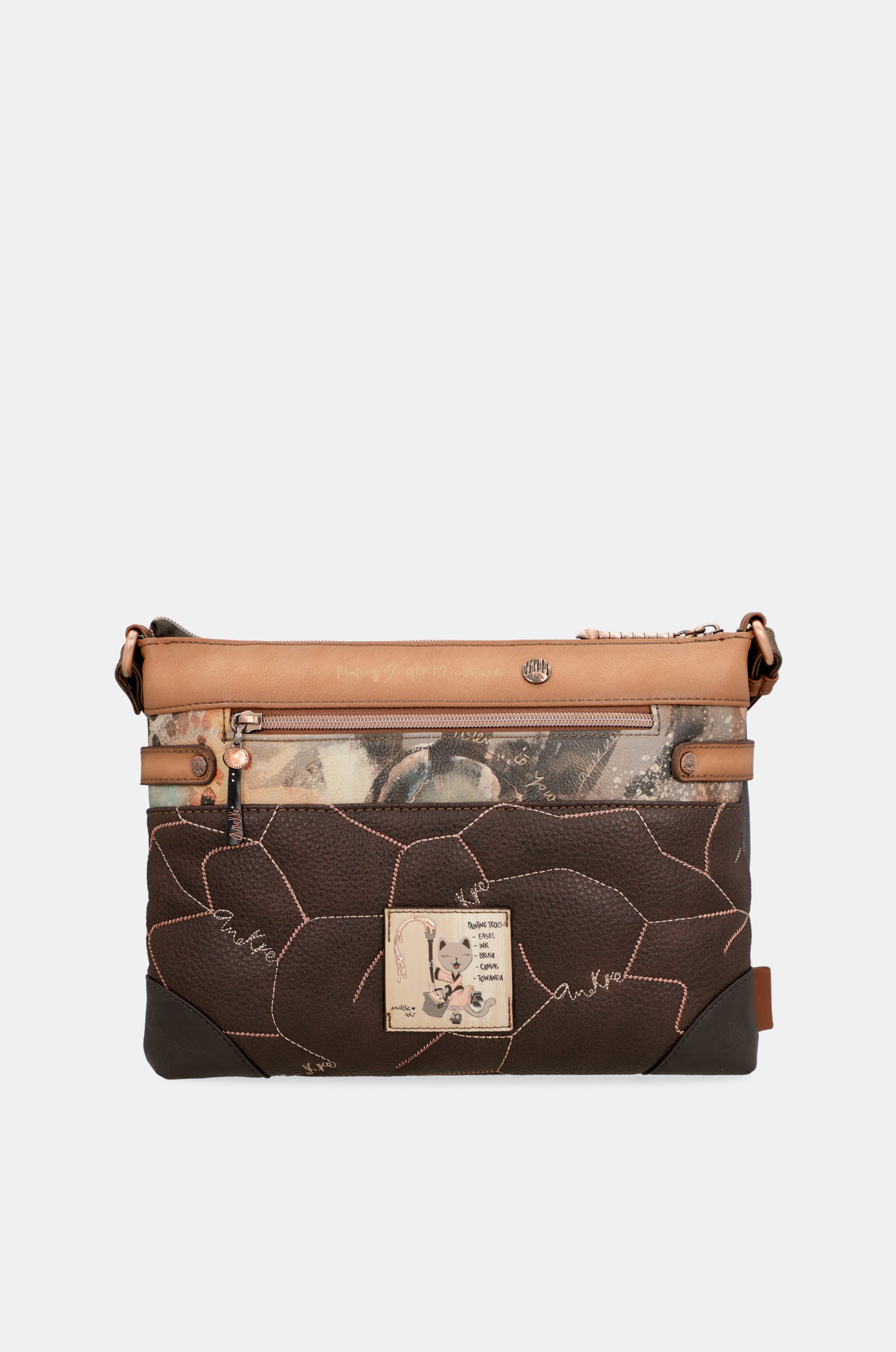 Shōen Mini-Umhängetasche mit zwei Fächern