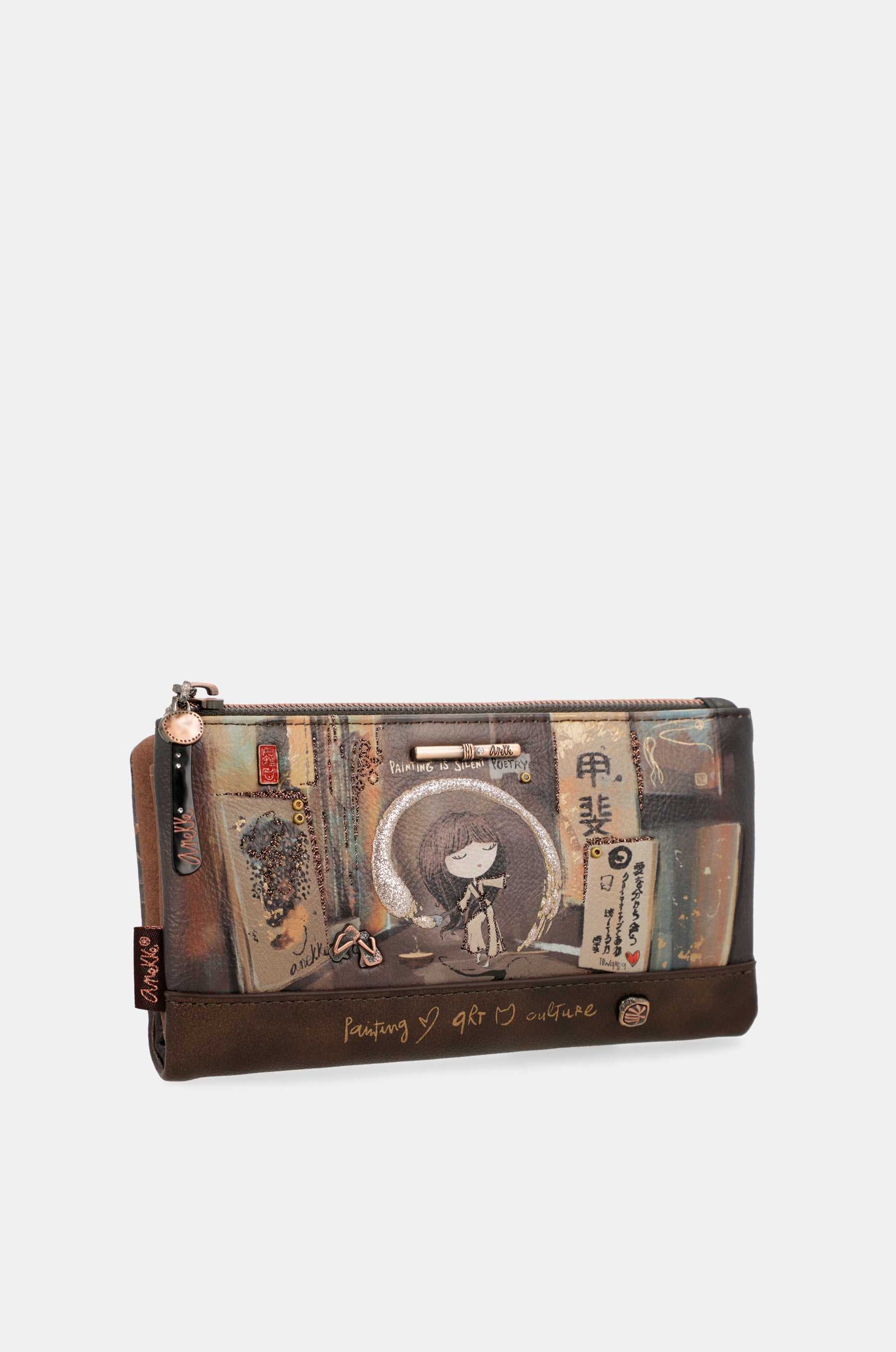 Großes flexibles RFID-Portemonnaie Shōen