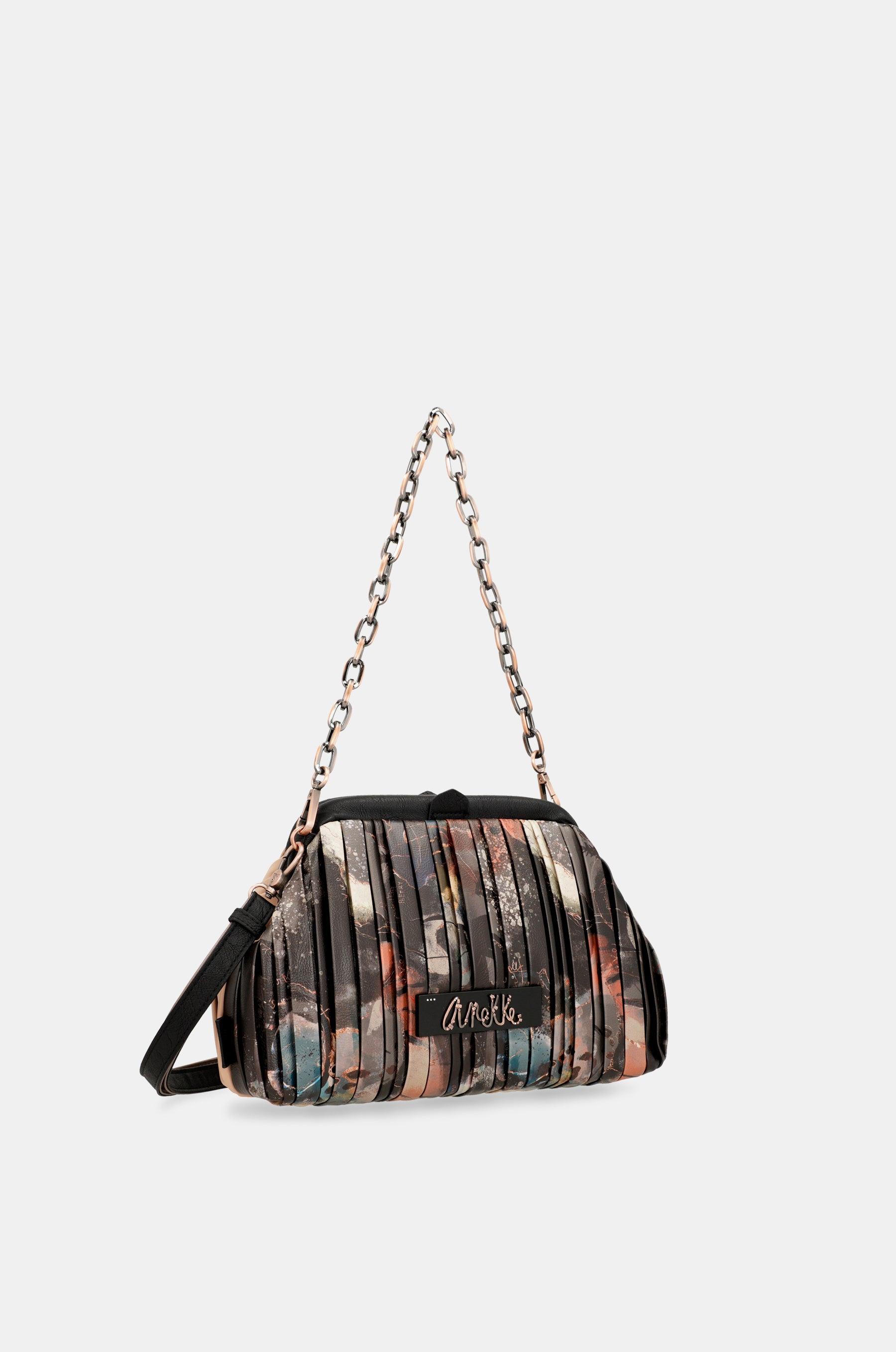Bolso bombonera plisado Shōen Palette