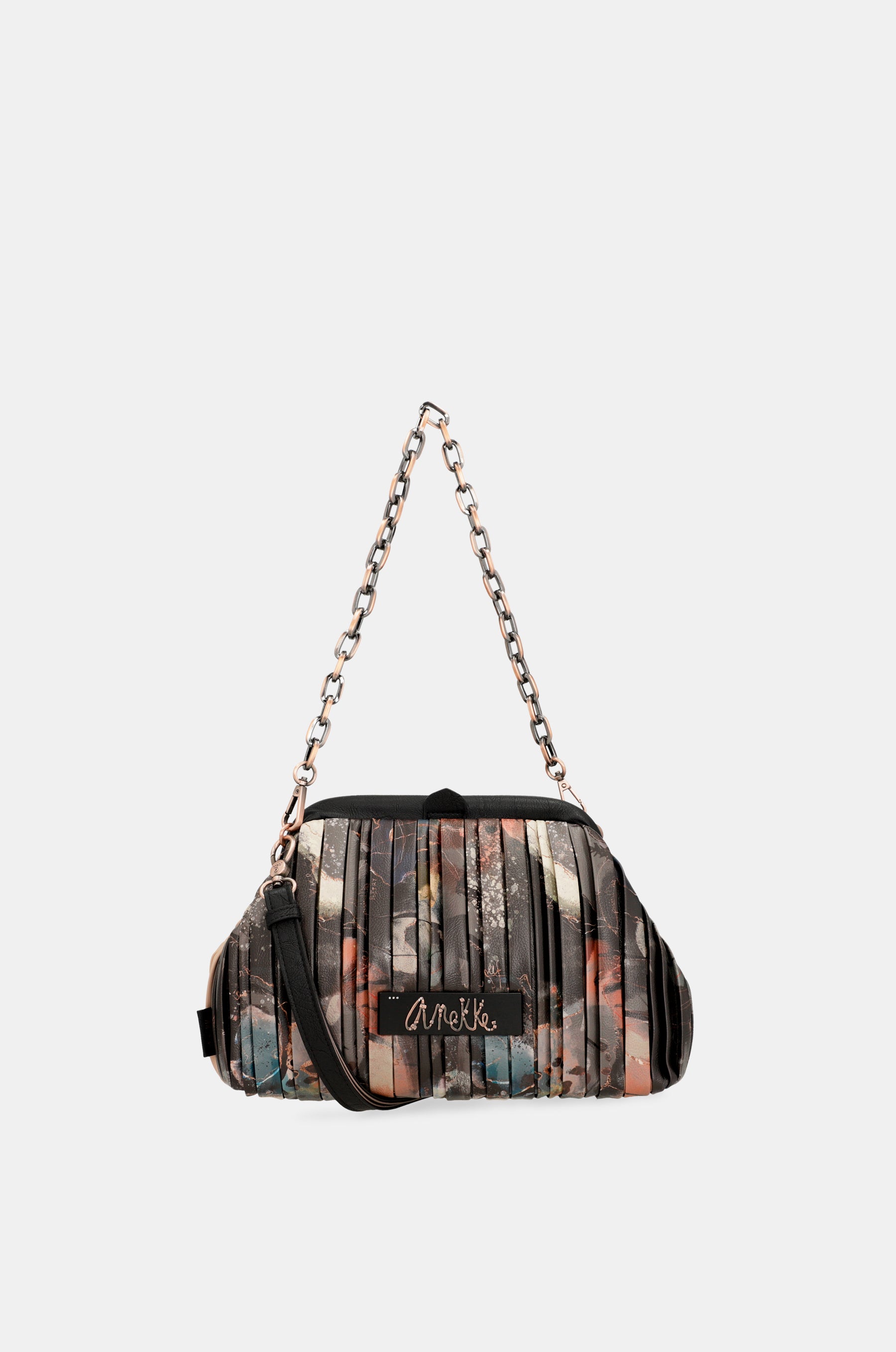 Bolso bombonera plisado Shōen Palette