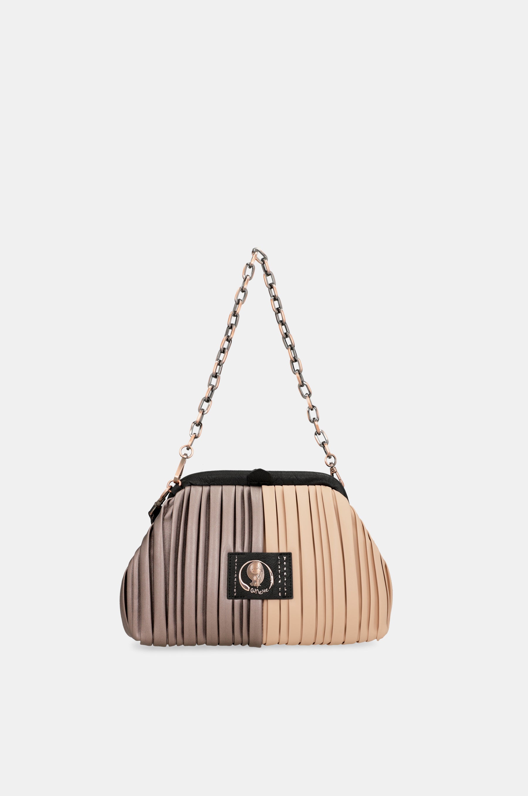 Bolso bombonera plisado Shōen Palette