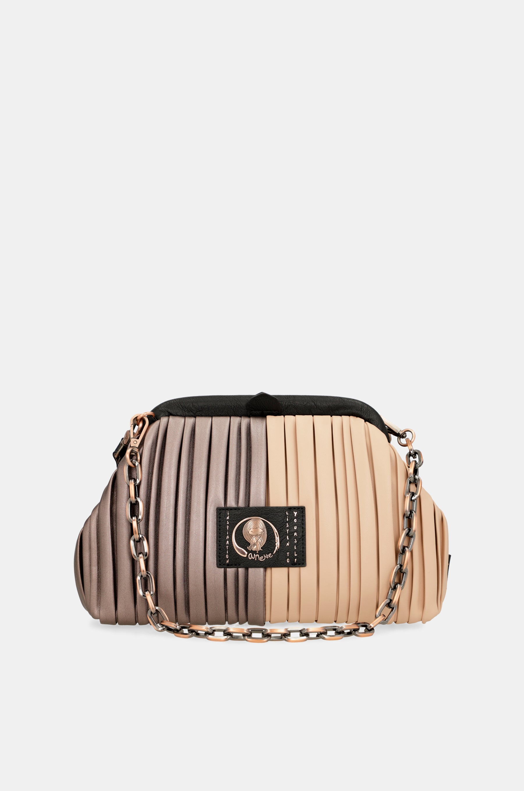 Bolso bombonera plisado Shōen Palette