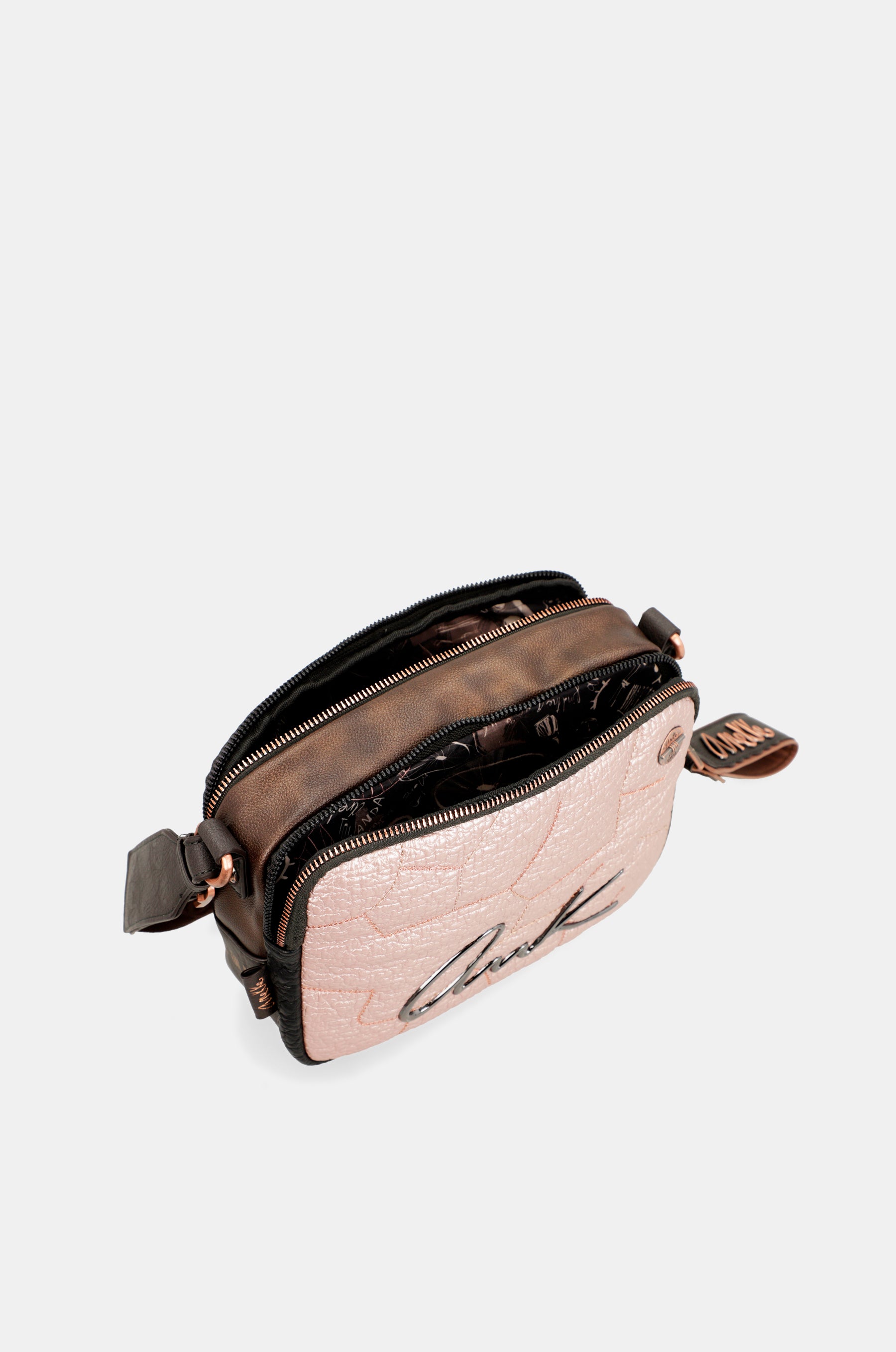 Padded Shōen-Umhängetasche mit 2 Fächern