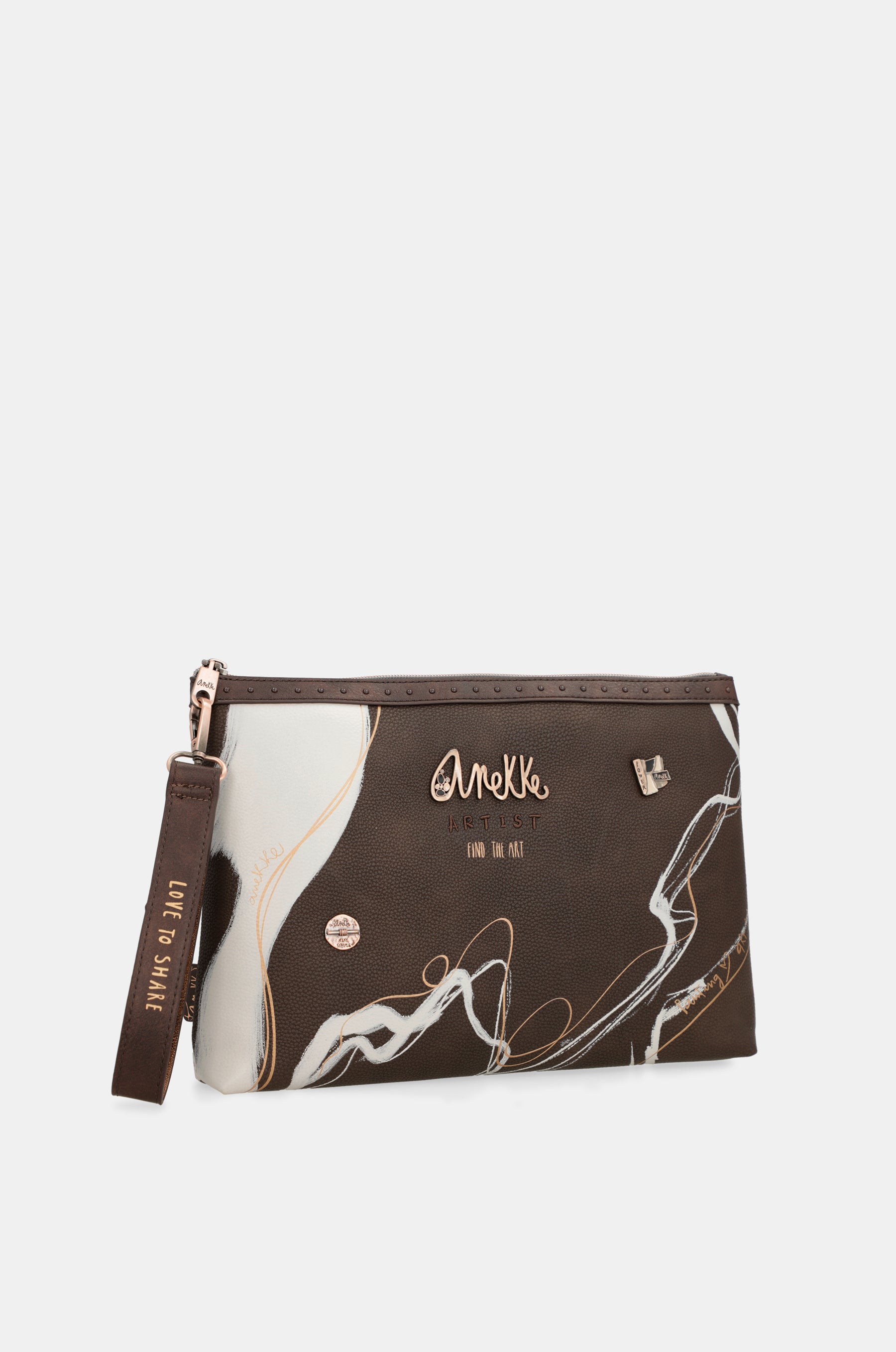 Braune Clutch von Nature Shodō