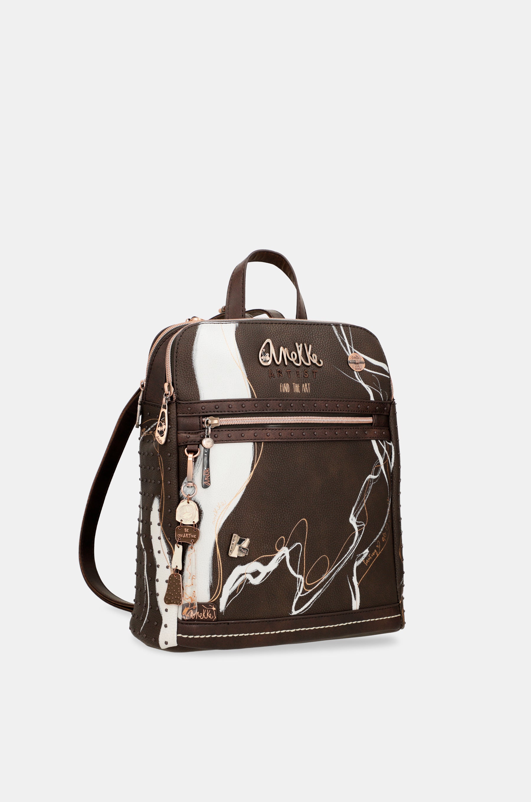 Nature Shodō 2-Fächer-Rucksack braun