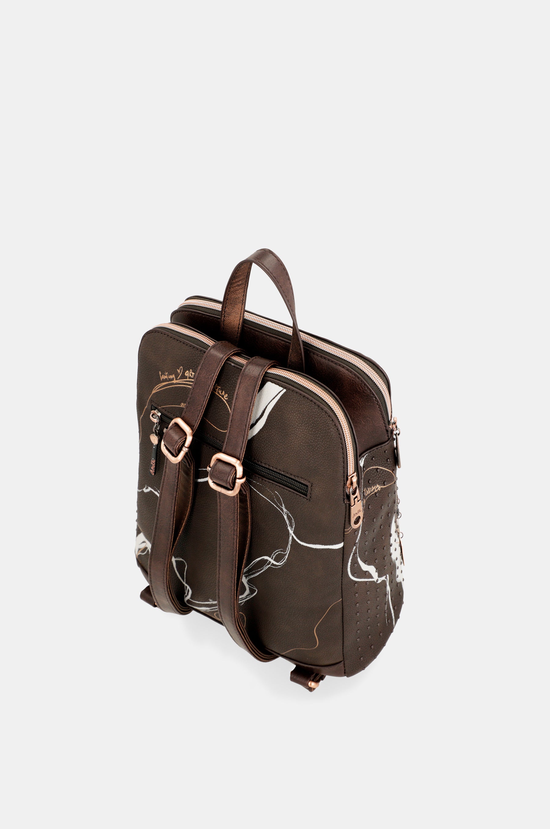 Nature Shodō 2-Fächer-Rucksack braun