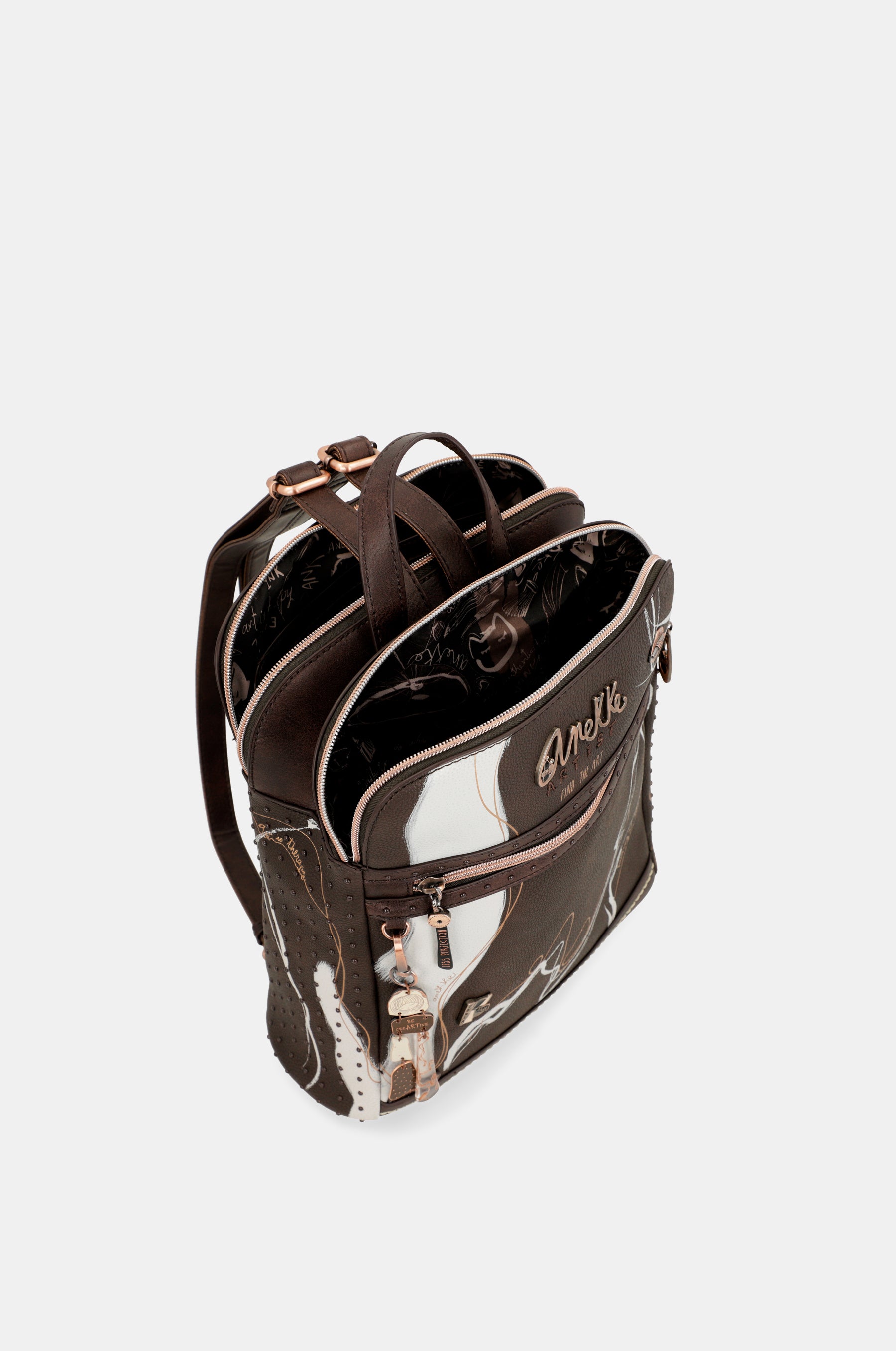 Nature Shodō 2-Fächer-Rucksack braun