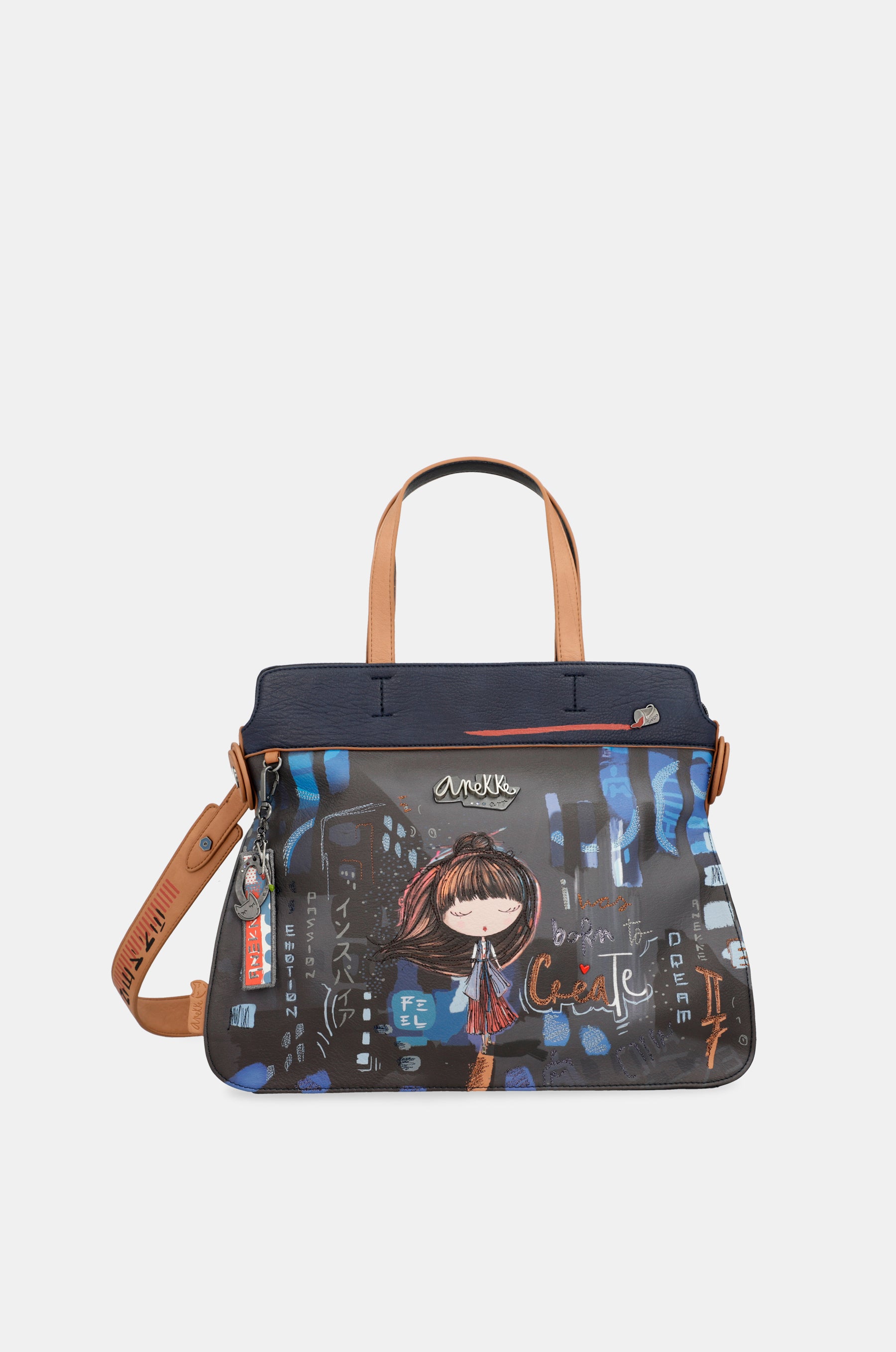 Contemporary Schultertasche mit 2 Griffen Contemporary