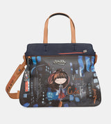 Contemporary Schultertasche mit 2 Griffen Contemporary