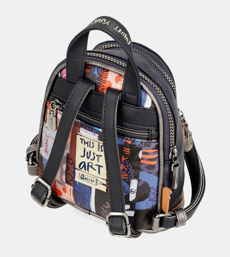 Contemporary Mini-Rucksack mit zwei Fächern Contemporary
