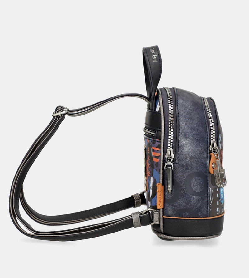 Contemporary Mini-Rucksack mit zwei Fächern Contemporary