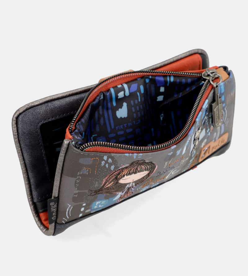Contemporary mittelgroße, flexible RFID-Geldbörse