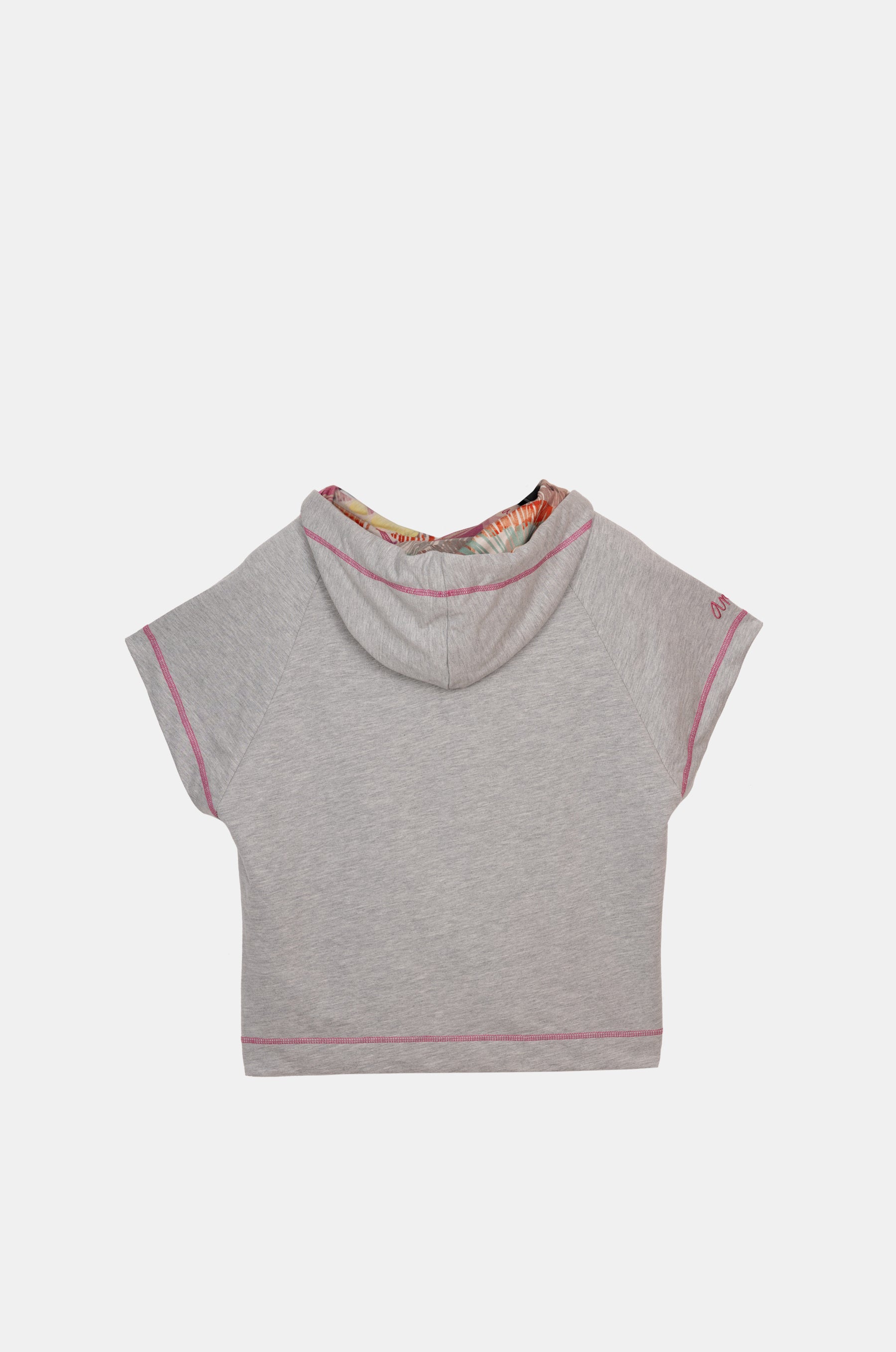 Graues, ärmelloses Sweatshirt „Passion“.