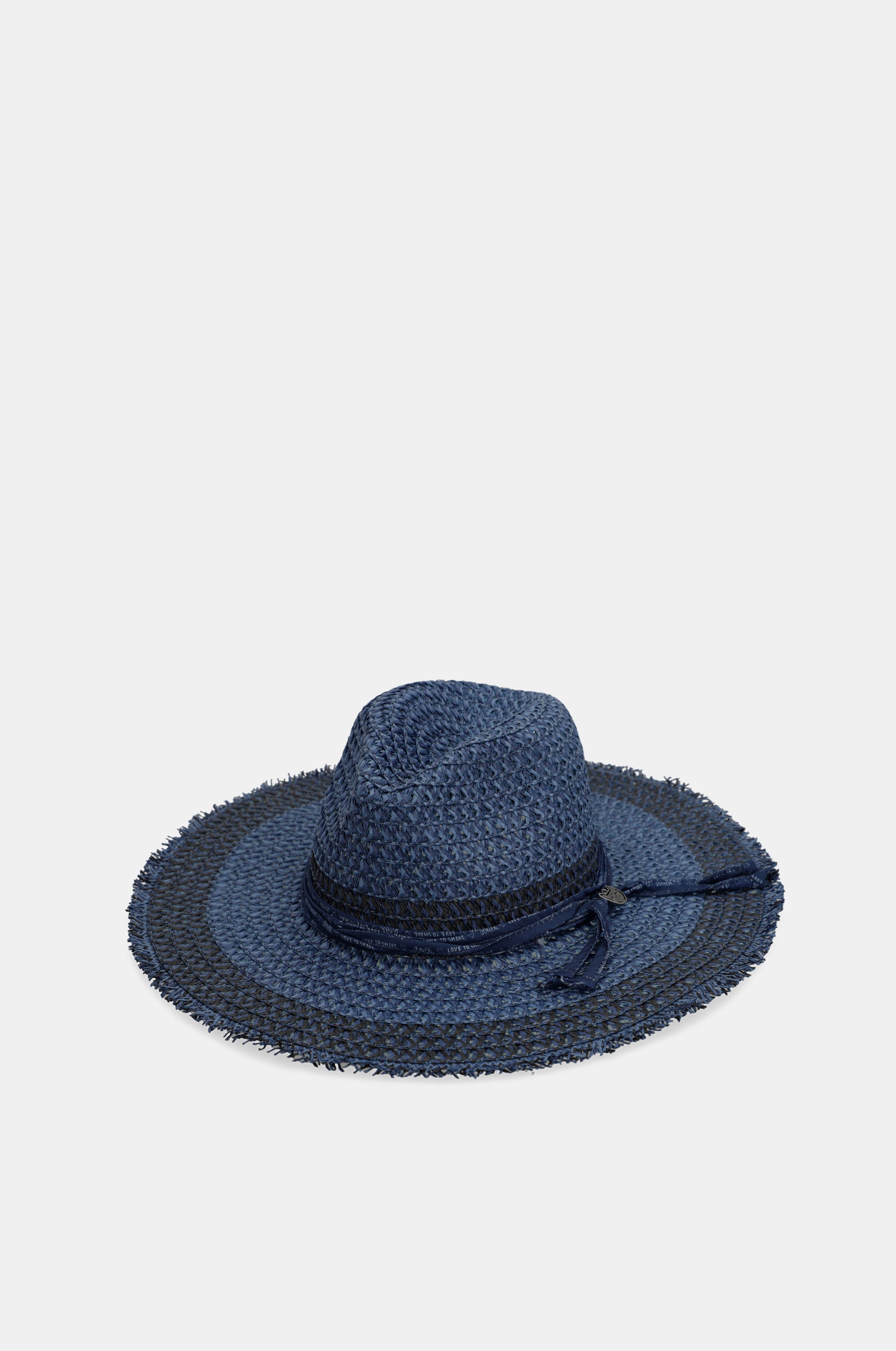 Sombrero rafia bicolor